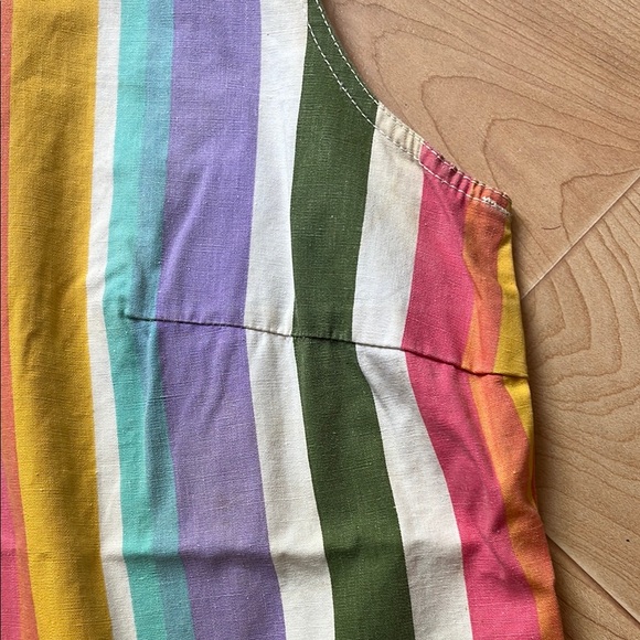 Colorful Striped Sleeveless Top - Picture 5 of 5